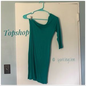 ✨$10/$25✨Topshop Asymmetrical Viscose Dress